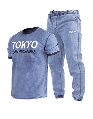 ست تیشرت و شلوار اسپرت لی Tokyo مدل 39148